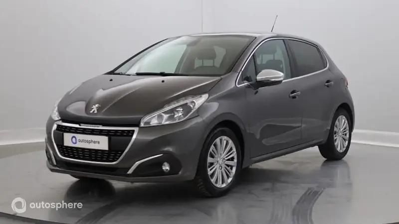 Gris Utilisé 2019 Peugeot 208 Allure Citadine | 9 999 € (Bon prix) - Image 1/4