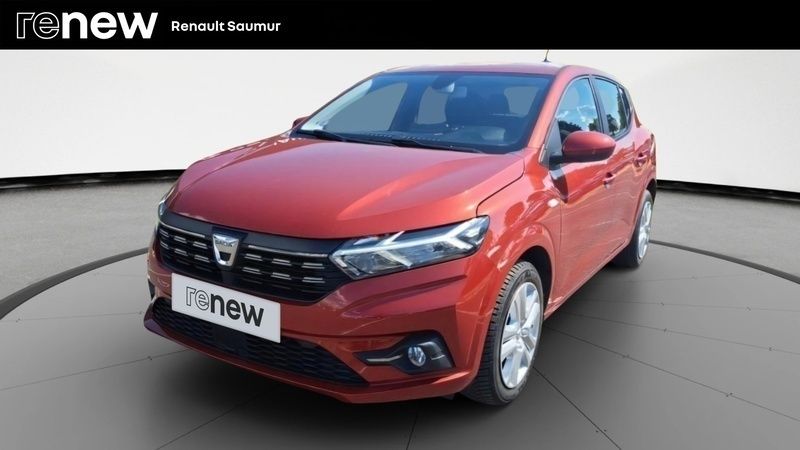 Rouge Utilisé 2021 Dacia Sandero Comfort Citadine | 12 990 € (Prix juste) - Image 1/4