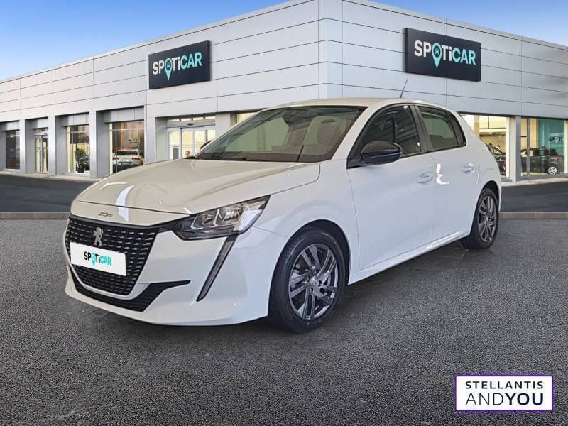 Blanc Utilisé 2022 Peugeot 208 Active Citadine | 11 280 € (Bon prix) - Image 1/3
