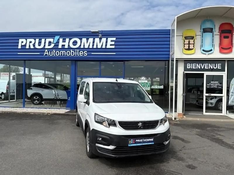 Blanc Utilisé 2020 Peugeot Rifter Active Monospace | 18 490 € (Bon prix) - Image 1/4