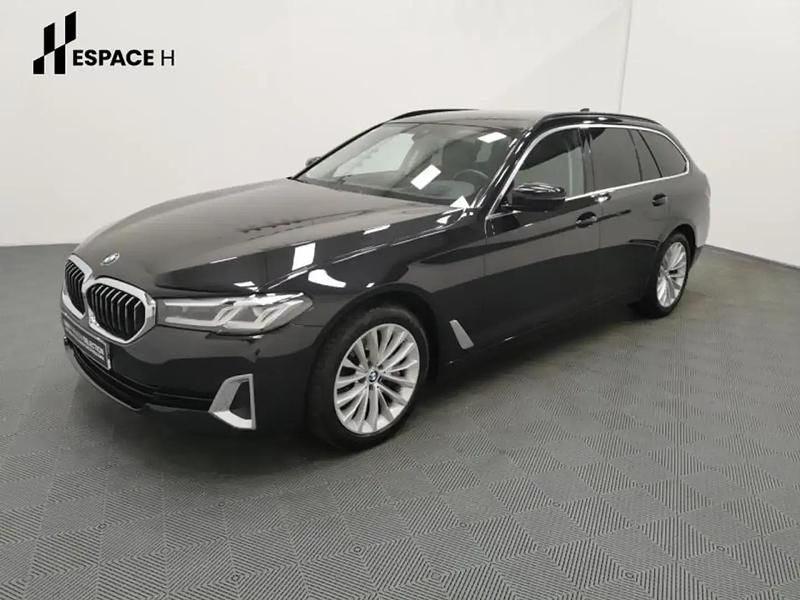 Noir Utilisé 2021 BMW 530 Luxury Line Break | 33 990 € (Prix juste) - Image 1/4