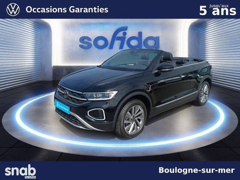 Noir Utilisé 2024 VW T-Roc Cabriolet Cabriolet | 34 900 € (Prix assez cher) - Image 1/3