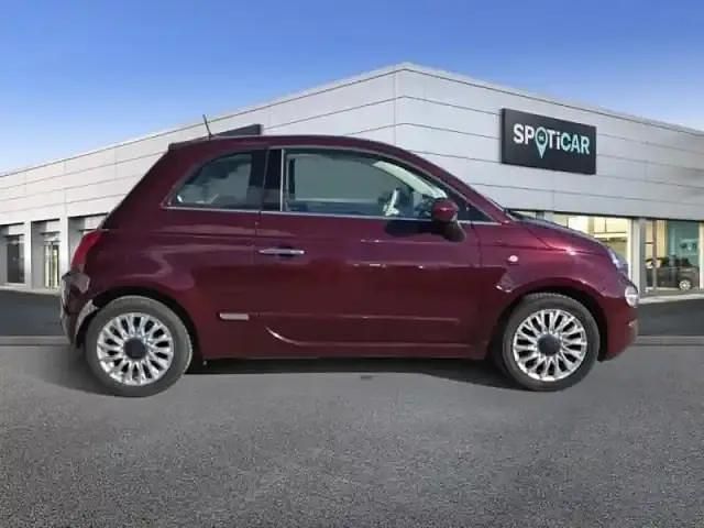 Occasion Fiat 500 Lounge 69 ch (50 kW) 2018 Coloris métal opéra bordeaux Berline