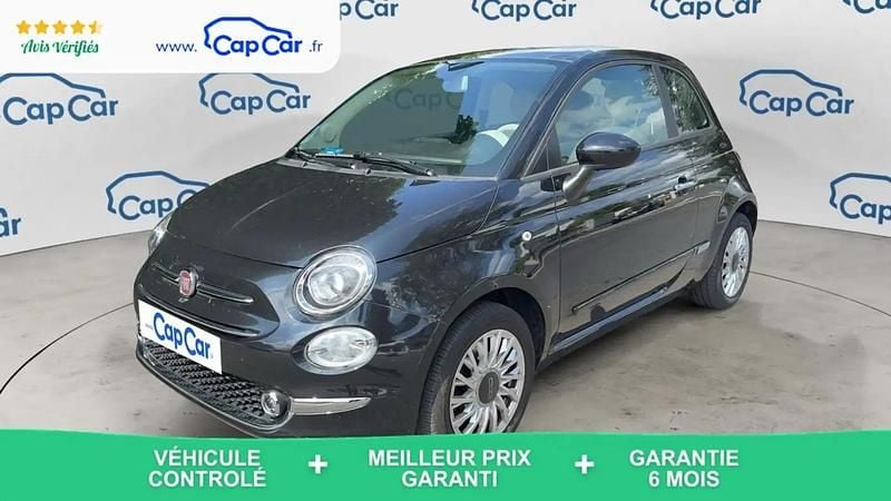 Noir Utilisé 2020 Fiat 500 Lounge Citadine | 12 640 € (Super prix) - Image 1/4