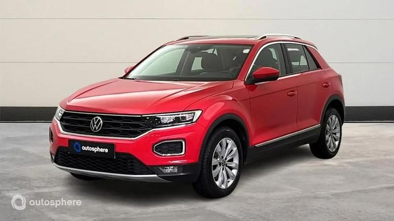 Rouge Occasion 2021 VW T-Roc SUV | 21 999 € (Bon prix) - Image 1/4