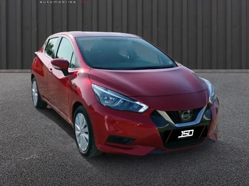 Rouge Utilisé 2021 Nissan Micra Citadine | 11 990 € (Prix juste) - Image 1/4