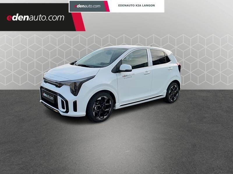 Blanc Utilisé 2024 Kia Picanto GT-Line Citadine | 17 390 € (Prix juste) - Image 1/3