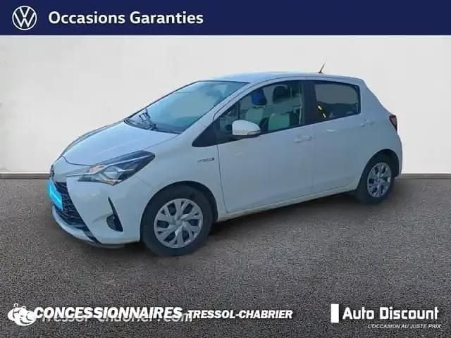 Blanc Occasion 2019 Toyota Yaris Hybrid Citadine | 13 850 € (Bon prix) - Image 1/4