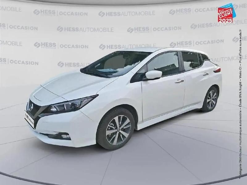 Blanc Utilisé 2021 Nissan Leaf Acenta Citadine | 11 799 € (Prix juste) - Image 1/4