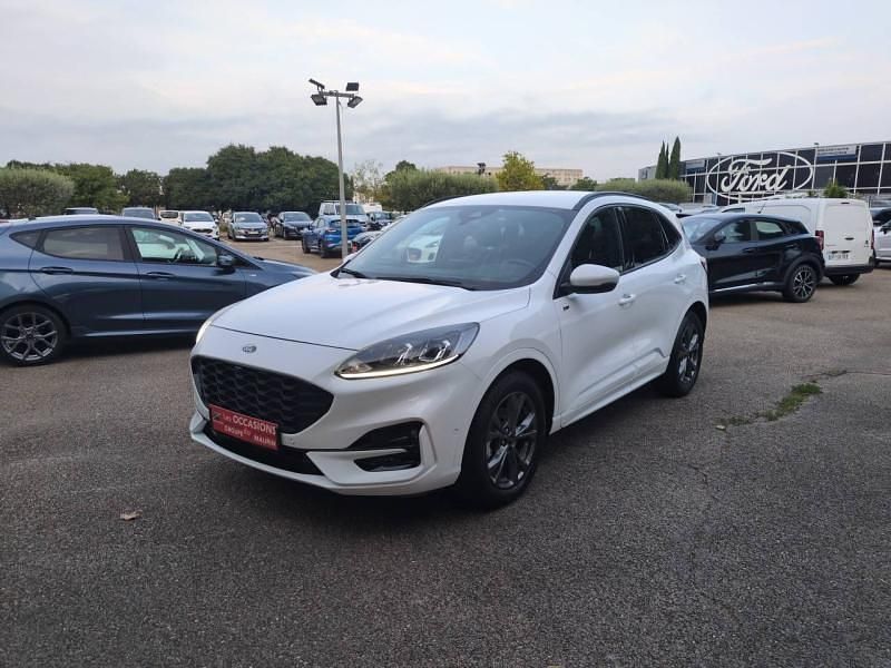 Blanc Utilisé 2022 Ford Kuga ST-Line SUV | 26 100 € (Prix juste) - Image 1/4