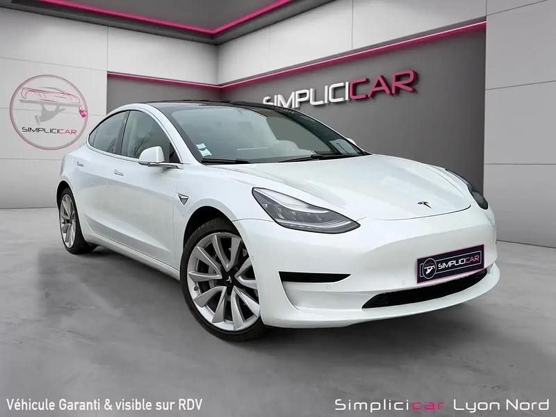 Occasion Tesla Model 3 Standard Range Plus 225 kW (306 ch) 2020 Blanc Berline