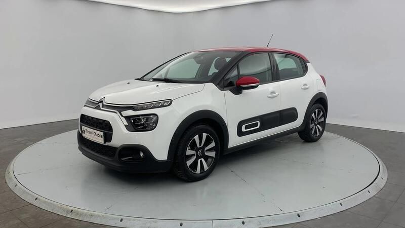 Blanc Utilisé 2020 Citroën C3 PureTech Citadine | 9 819 € (Prix juste) - Image 1/3