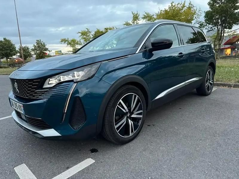 Bleu Occasion 2021 Peugeot 5008 S Monospace | 27 500 € (Prix assez cher) - Image 1/4