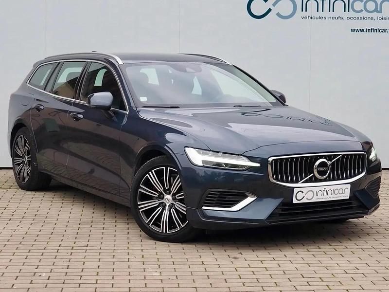 Bleu Utilisé 2020 Volvo V60 Inscription Break | 34 300 € - Image 1/4