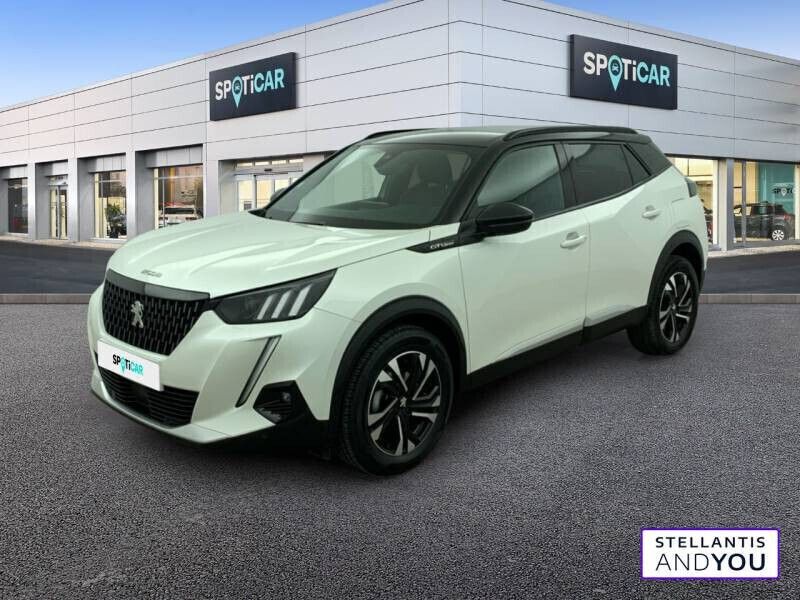 Blanc Utilisé 2020 Peugeot 2008 GT-line SUV | 16 490 € (Prix juste) - Image 1/4
