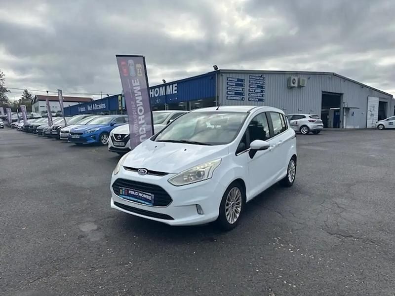 Blanc Occasion 2014 Ford B-MAX Titanium Monospace | 7 990 € (Prix assez cher) - Image 1/4