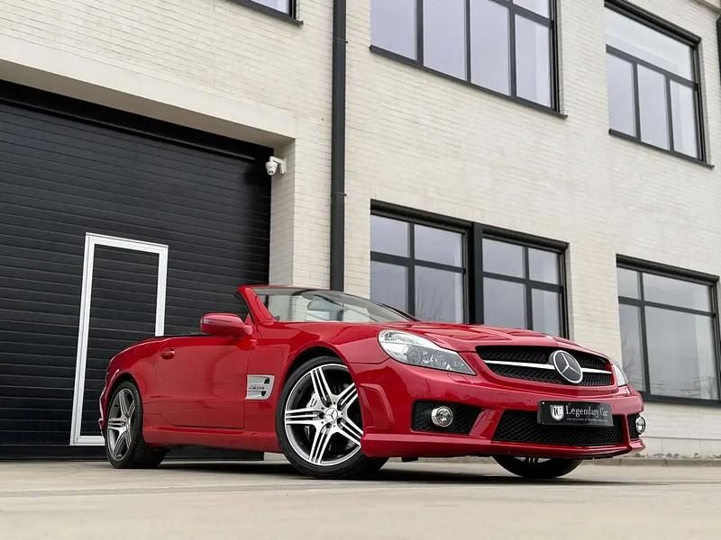 Rouge Occasion 2010 Mercedes SL63 AMG AMG Cabriolet | 59 950 € - Image 1/4