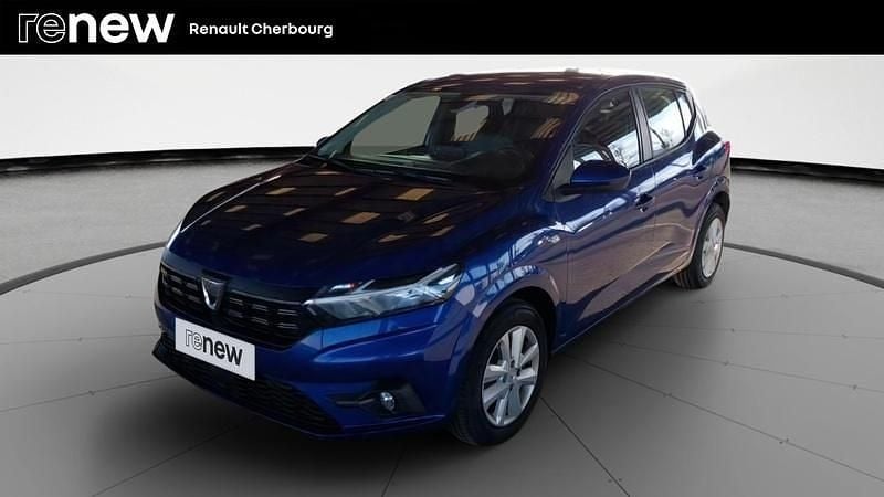 Bleu Occasion 2022 Dacia Sandero Comfort Citadine | 12 490 € (Bon prix) - Image 1/4