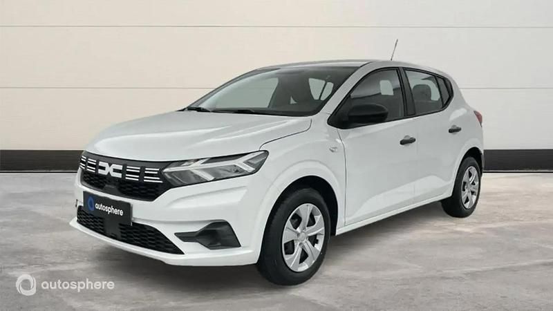 Blanc Utilisé 2023 Dacia Sandero Essentiel Citadine | 13 299 € (Bon prix) - Image 1/4