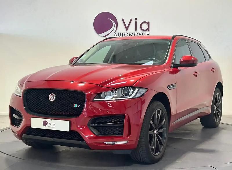 Rouge Occasion 2016 Jaguar F-Pace R-Sport SUV | 32 490 € (Prix juste) - Image 1/4