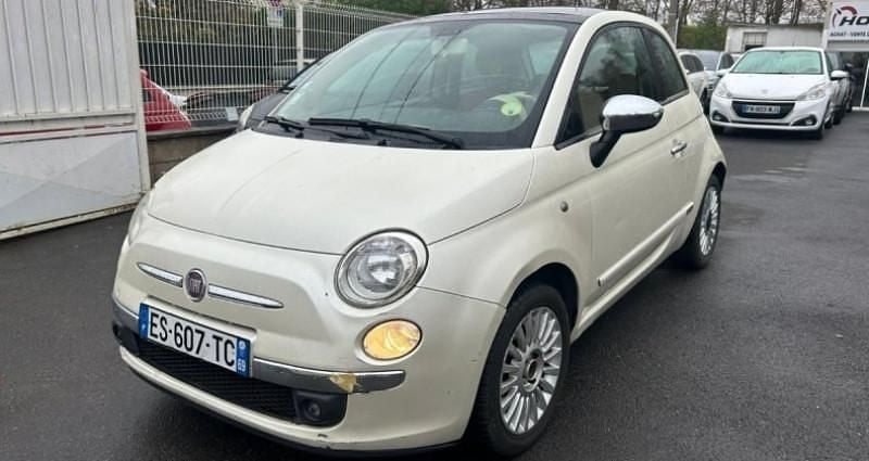 Blanc Occasion 2008 Fiat 500 Lounge Citadine | 3 990 € (Prix juste) - Image 1/4