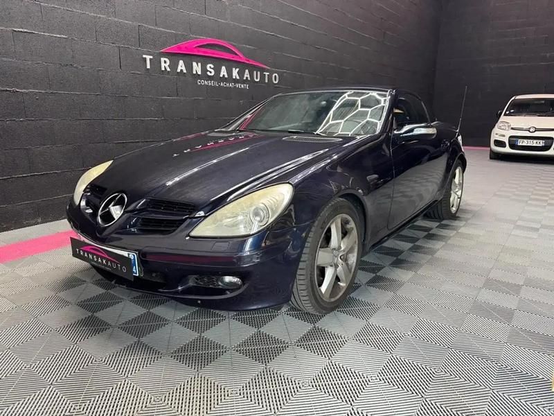 Bleu Occasion 2005 Mercedes SLK350 Cabriolet | 9 490 € - Image 1/4