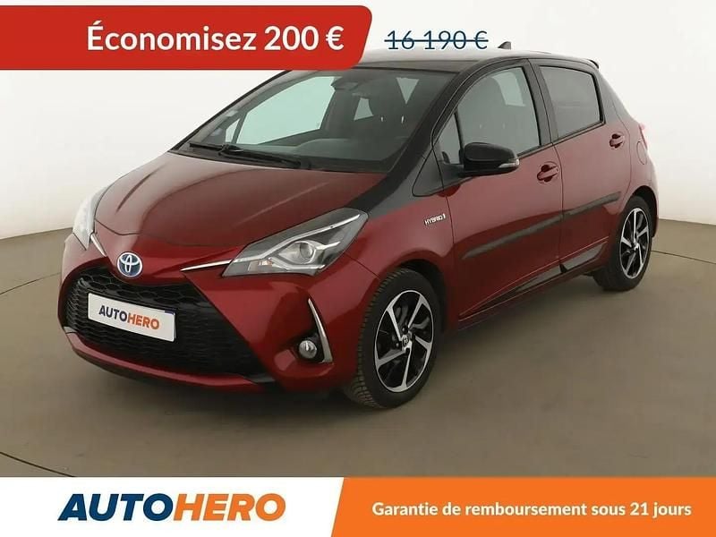 Rouge Occasion 2019 Toyota Yaris Hybrid Citadine | 15 990 € (Super prix) - Image 1/2