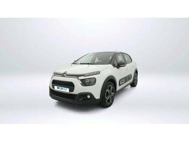 Blanc Utilisé 2022 Citroën C3 Shine Citadine | 10 689 € (Bon prix) - Image 1/4