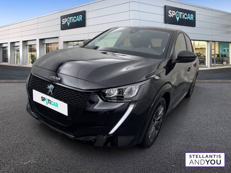 Noir Utilisé 2021 Peugeot e-208 Allure Citadine | 14 490 € (Prix juste) - Image 1/3