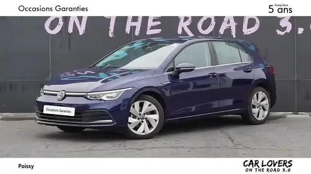 Bleu atlantique metallise Occasion 2023 VW Golf Berline | 23 990 € (Prix juste) - Image 1/4