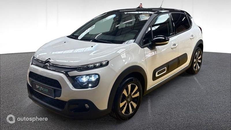 Blanc Utilisé 2023 Citroën C3 PureTech Citadine | 12 490 € (Prix juste) - Image 1/4