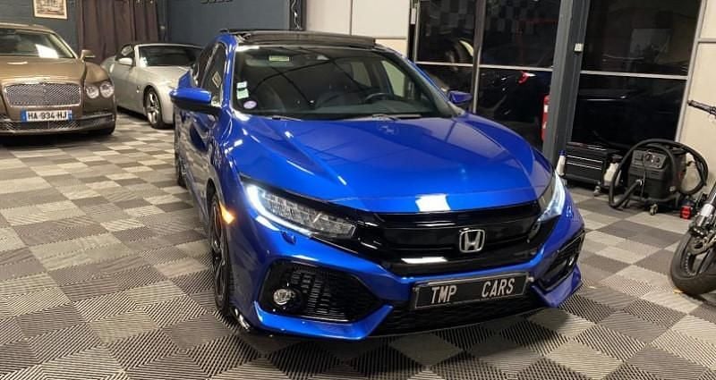 Bleu Utilisé 2017 Honda Civic Sport Berline | 19 500 € (Prix juste) - Image 1/4