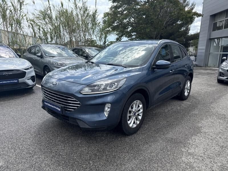 Bleu Utilisé 2022 Ford Kuga Titanium SUV | 29 991 € (Prix assez cher) - Image 1/4