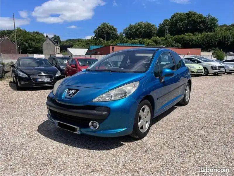 Bleu Utilisé 2007 Peugeot 207 Coupé | 2 900 € (Prix cher) - Image 1/4