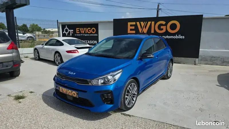 Bleu Utilisé 2023 Kia Rio GT-Line Berline | 19 989 € (Prix juste) - Image 1/4