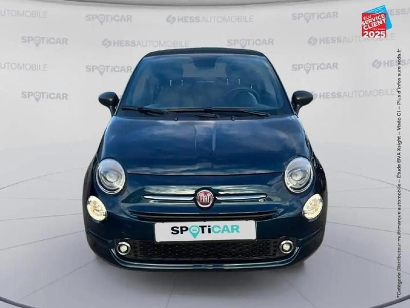 Occasion Fiat 500C S 69 ch (50 kW) 2024 Rugiada green perlé Cabriolet
