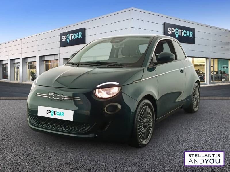 Vert Utilisé 2022 Fiat 500e Berline | 13 990 € (Super prix) - Image 1/4