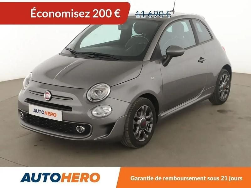 Gris Utilisé 2020 Fiat 500 Sport Citadine | 11 490 € (Prix juste) - Image 1/2