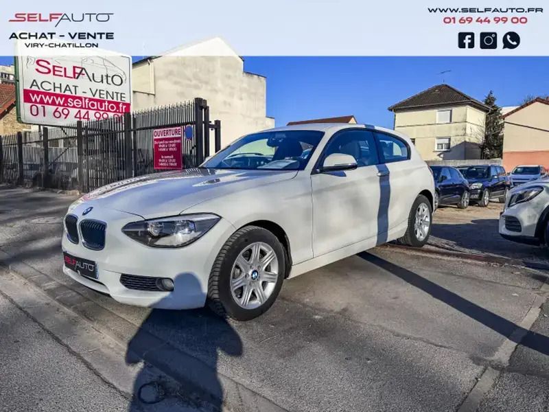 Blanc Utilisé 2012 BMW 118 Citadine | 6 990 € (Prix juste) - Image 1/4