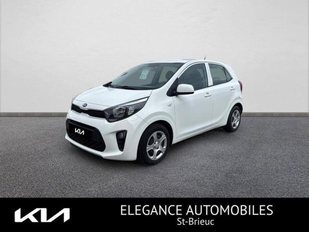 Blanc Utilisé 2021 Kia Picanto Motion Citadine | 9 490 € (Prix juste) - Image 1/4