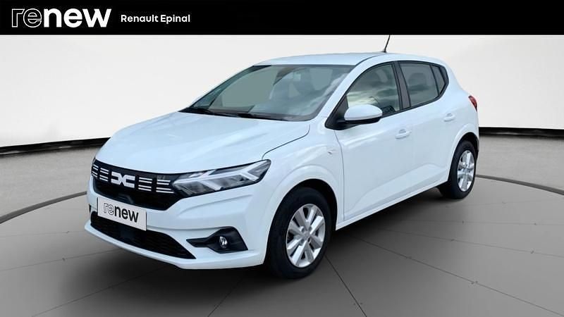 Blanc Utilisé 2024 Dacia Sandero Expression Citadine | 15 718 € (Prix juste) - Image 1/4