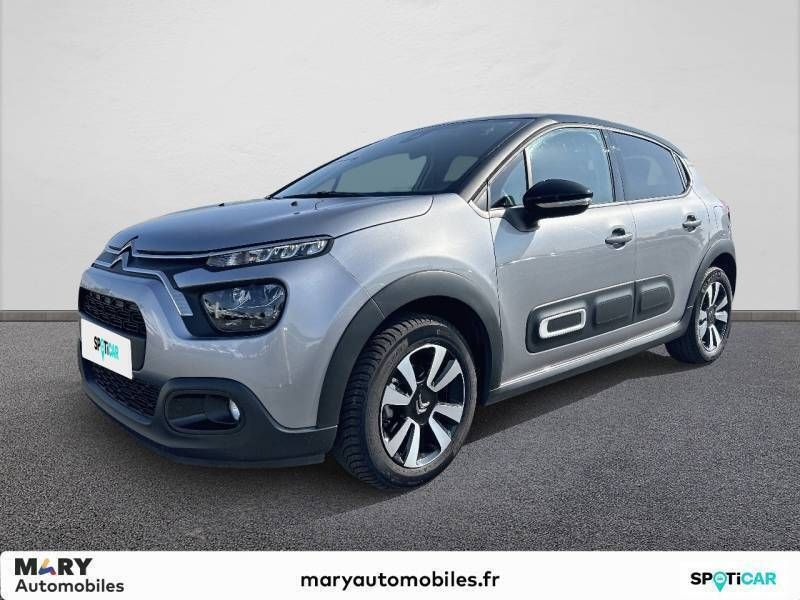 Gris Utilisé 2023 Citroën C3 PureTech Citadine | 15 490 € (Prix assez cher) - Image 1/3