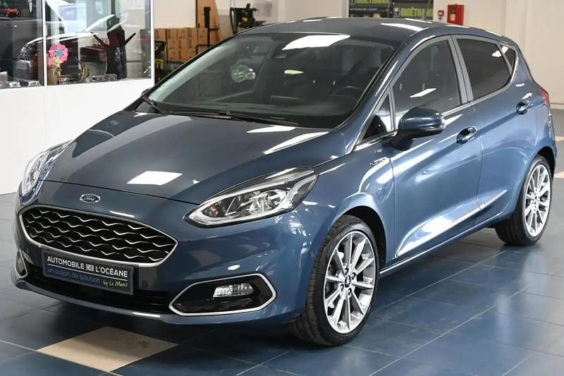 Bleu Utilisé 2019 Ford Fiesta Vignale Citadine | 11 997 € (Bon prix) - Image 1/4
