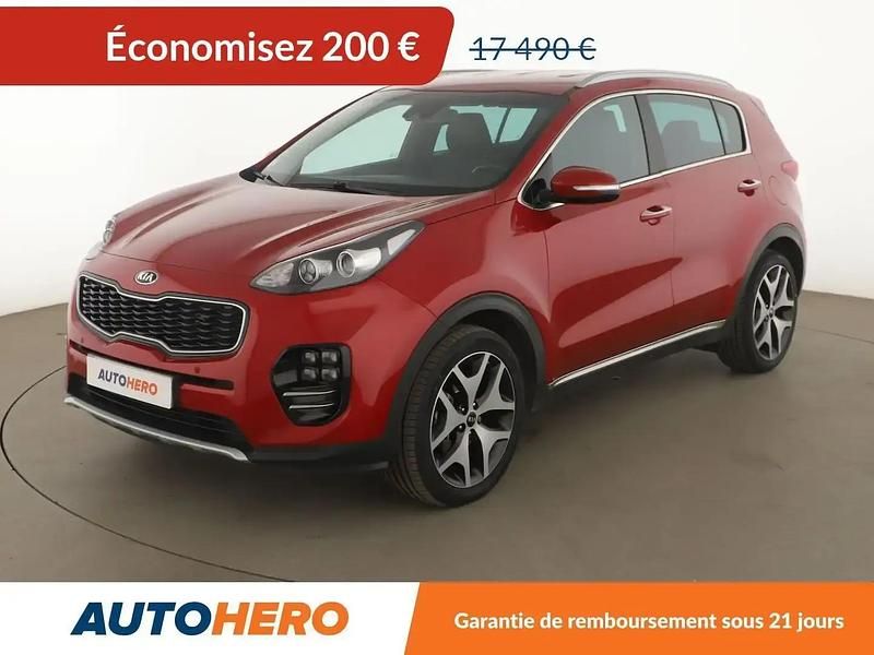 Rouge Utilisé 2016 Kia Sportage GT-Line SUV | 17 290 € (Prix juste) - Image 1/2