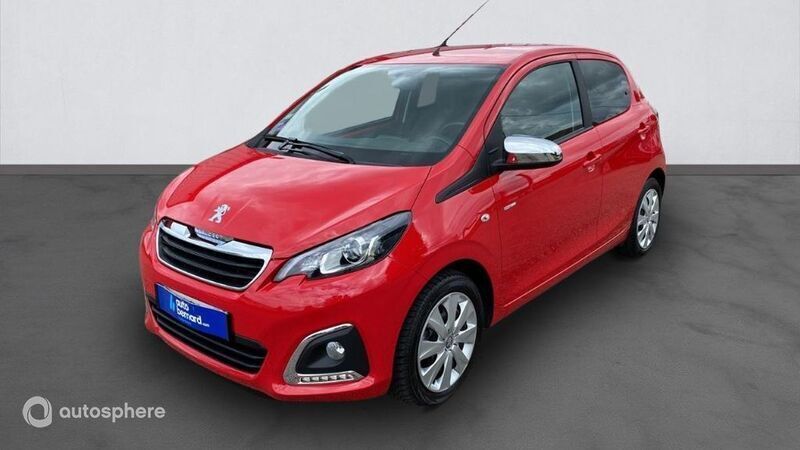 Rouge Utilisé 2020 Peugeot 108 Style Citadine | 9 480 € (Prix juste) - Image 1/4