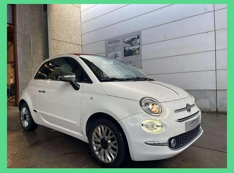 Blanc Occasion 2019 Fiat 500C Lounge Cabriolet | 10 490 € (Prix juste) - Image 1/4
