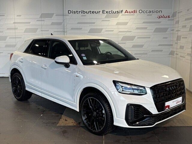 Blanc glacier métallisé Utilisé 2023 Audi Q2 S-Line SUV | 31 990 € (Prix juste) - Image 1/4