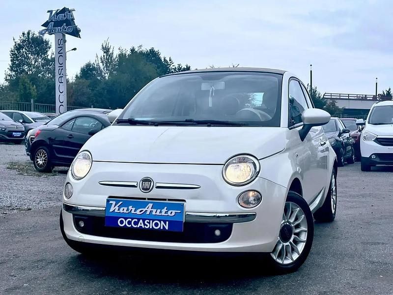 Blanc Utilisé 2012 Fiat 500C Lounge Cabriolet | 5 990 € (Prix cher) - Image 1/4