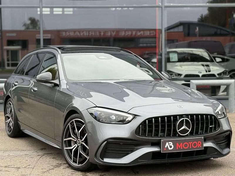 Gris Utilisé 2022 Mercedes C200 AMG line Break | 36 990 € - Image 1/4