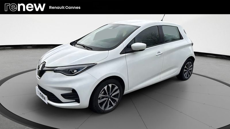 Blanc Utilisé 2020 Renault Zoe Zen Citadine | 9 799 € (Super prix) - Image 1/4